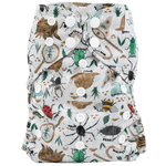 Texas Tushies Eco - Friendly Pocket Cloth Diaper with Slim Fit for Babies 8 to 40 Pounds - 