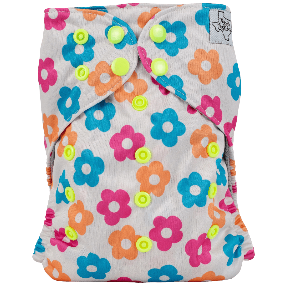 Texas Tushies Eco - Friendly Pocket Cloth Diaper with Slim Fit for Babies 8 to 40 Pounds - 