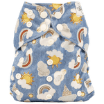 Texas Tushies Eco - Friendly Pocket Cloth Diaper with Slim Fit for Babies 8 to 40 Pounds - 