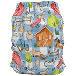 Texas Tushies Eco - Friendly Pocket Cloth Diaper with Slim Fit for Babies 8 to 40 Pounds - 