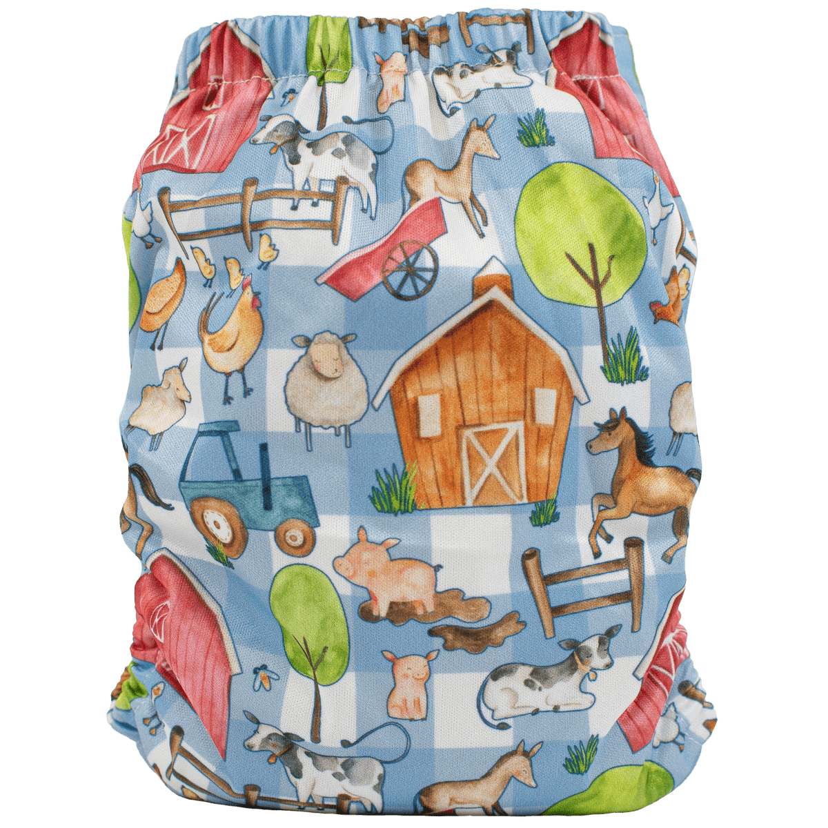 Texas Tushies Eco - Friendly Pocket Cloth Diaper with Slim Fit for Babies 8 to 40 Pounds - 