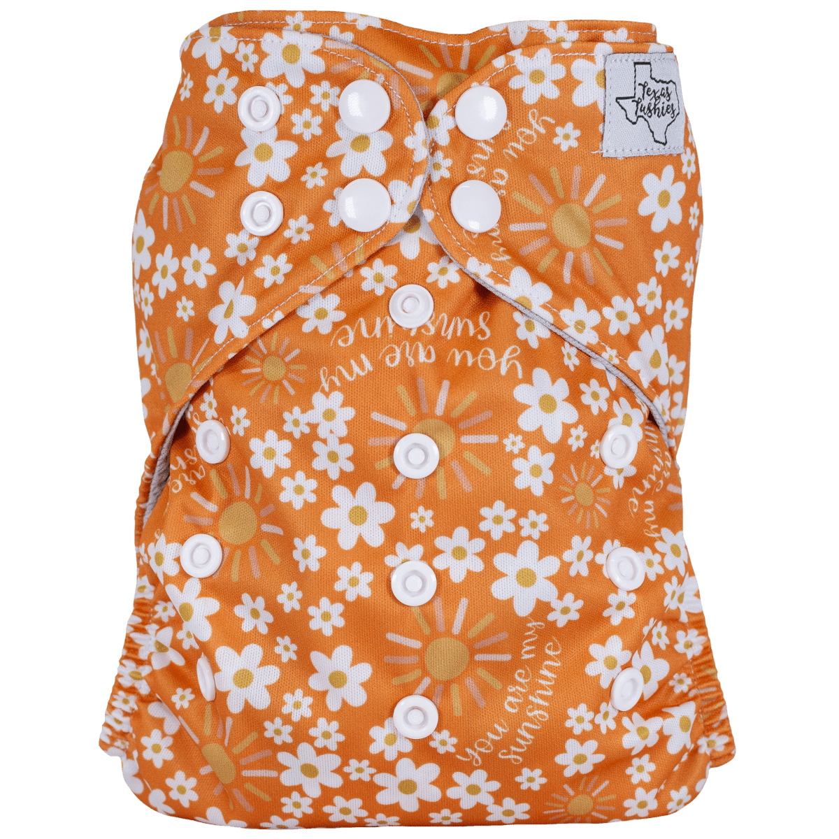Texas Tushies Eco - Friendly Slim Fit Cloth Diaper for Babies 8 to 40 Pounds - 