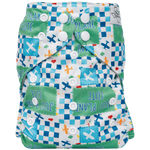 Texas Tushies Eco - Friendly Slim Fit Cloth Diaper for Babies 8 to 40 Pounds - 