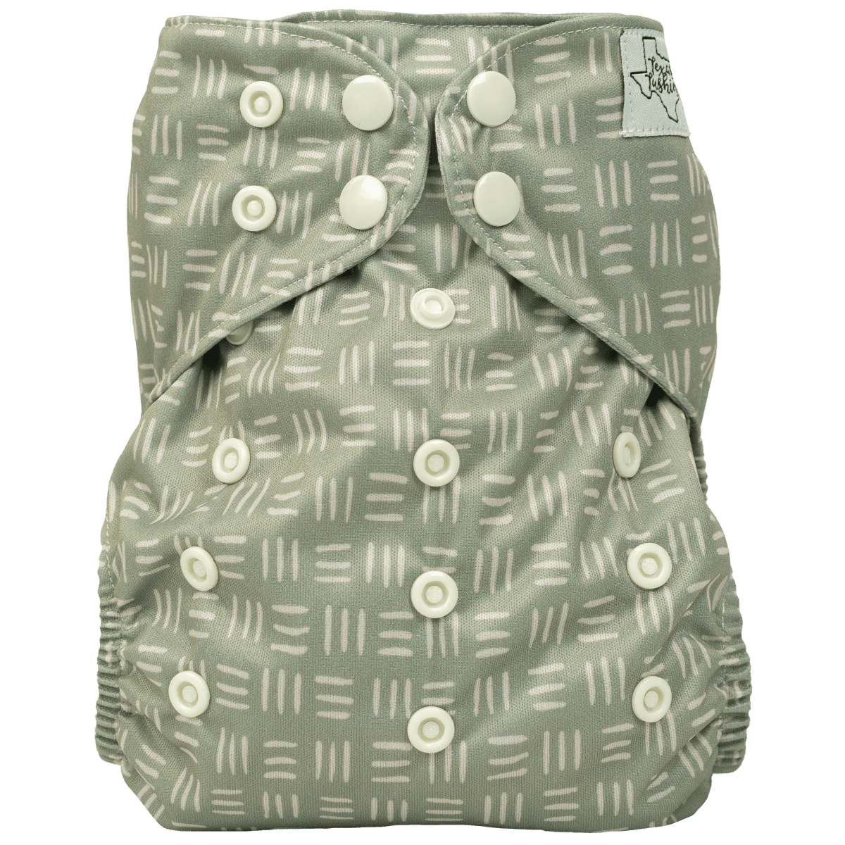 Texas Tushies Eco - Friendly Slim Fit Cloth Diaper for Babies 8 to 40 Pounds - 