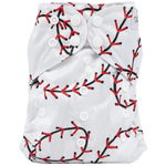 Texas Tushies Eco - Friendly Slim Fit Cloth Diaper for Babies 8 to 40 Pounds - 