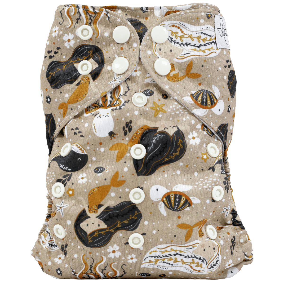 Texas Tushies Eco - Friendly Slim Fit Cloth Diaper for Babies 8 to 40 Pounds - 