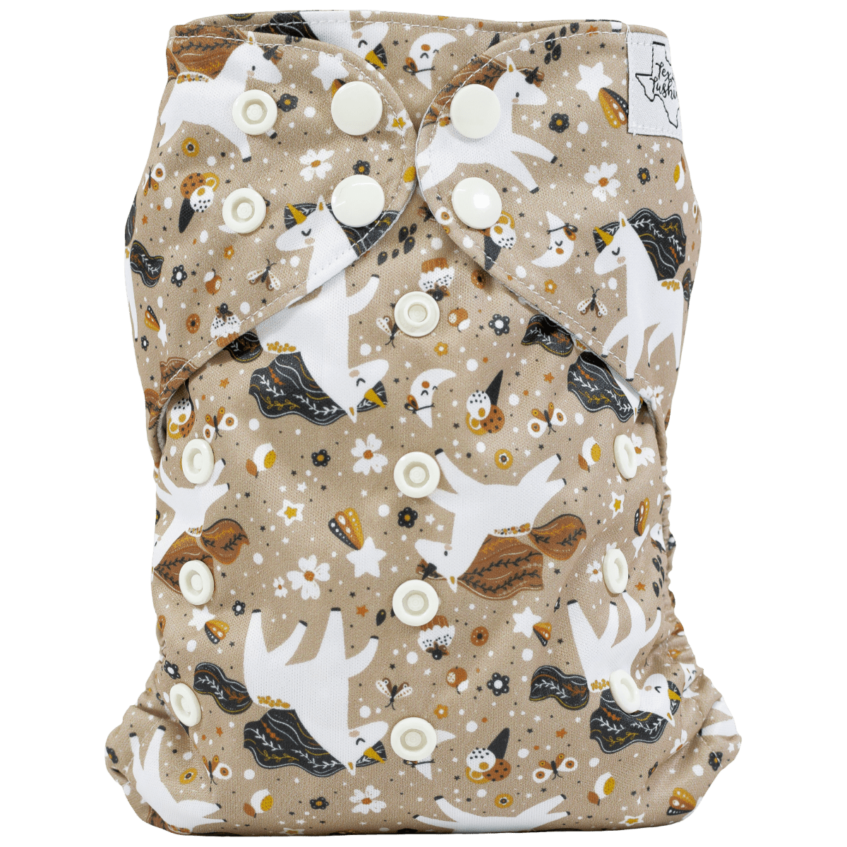 Texas Tushies Eco - Friendly Slim Fit Cloth Diaper for Babies 8 to 40 Pounds - 