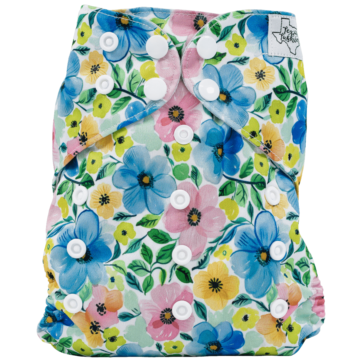 Texas Tushies Eco - Friendly Slim Fit Cloth Diaper for Babies 8 to 40 Pounds - 