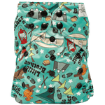 Texas Tushies Eco - Friendly Slim Fit Cloth Diaper for Babies 8 to 40 Pounds - 