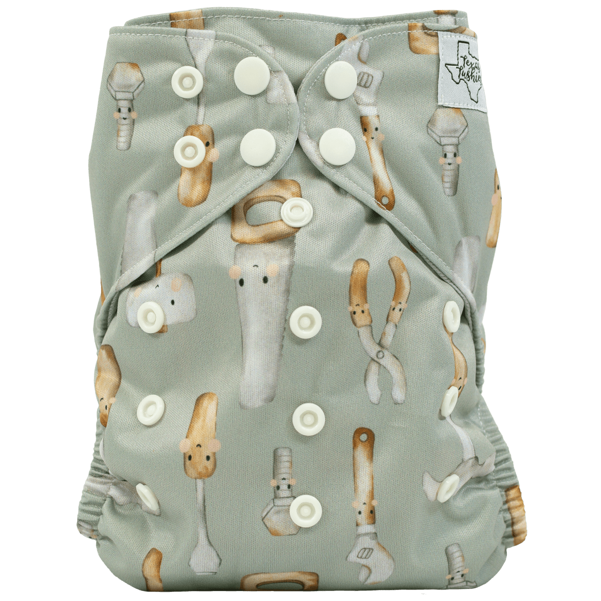 Texas Tushies Eco - Friendly Slim Fit Cloth Diaper for Babies 8 to 40 Pounds - 