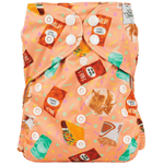 Texas Tushies Eco - Friendly Slim Fit Cloth Diaper for Babies 8 to 40 Pounds - 