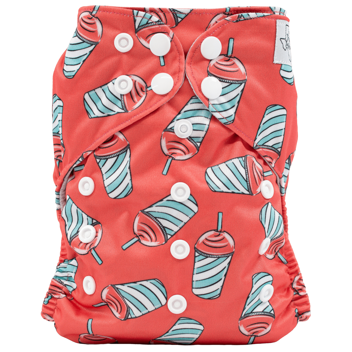Texas Tushies Eco - Friendly Slim Fit Cloth Diaper for Babies 8 to 40 Pounds - 
