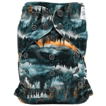 Texas Tushies Eco - Friendly Slim Fit Cloth Diaper for Babies 8 to 40 Pounds - 