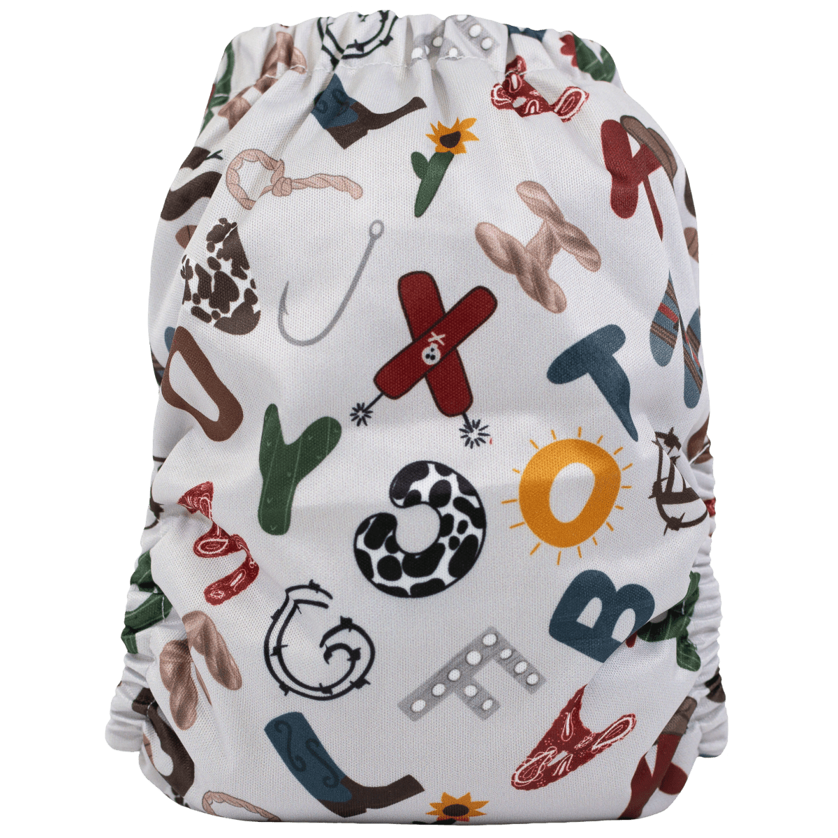 Texas Tushies Eco - Friendly Slim Fit Cloth Diaper for Babies 8 to 40 Pounds - 
