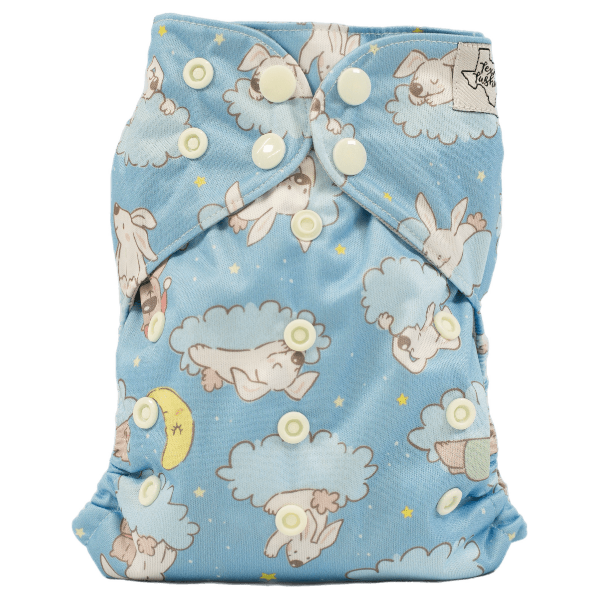Texas Tushies Eco - Friendly Slim Fit Cloth Diaper for Babies 8 to 40 Pounds - 