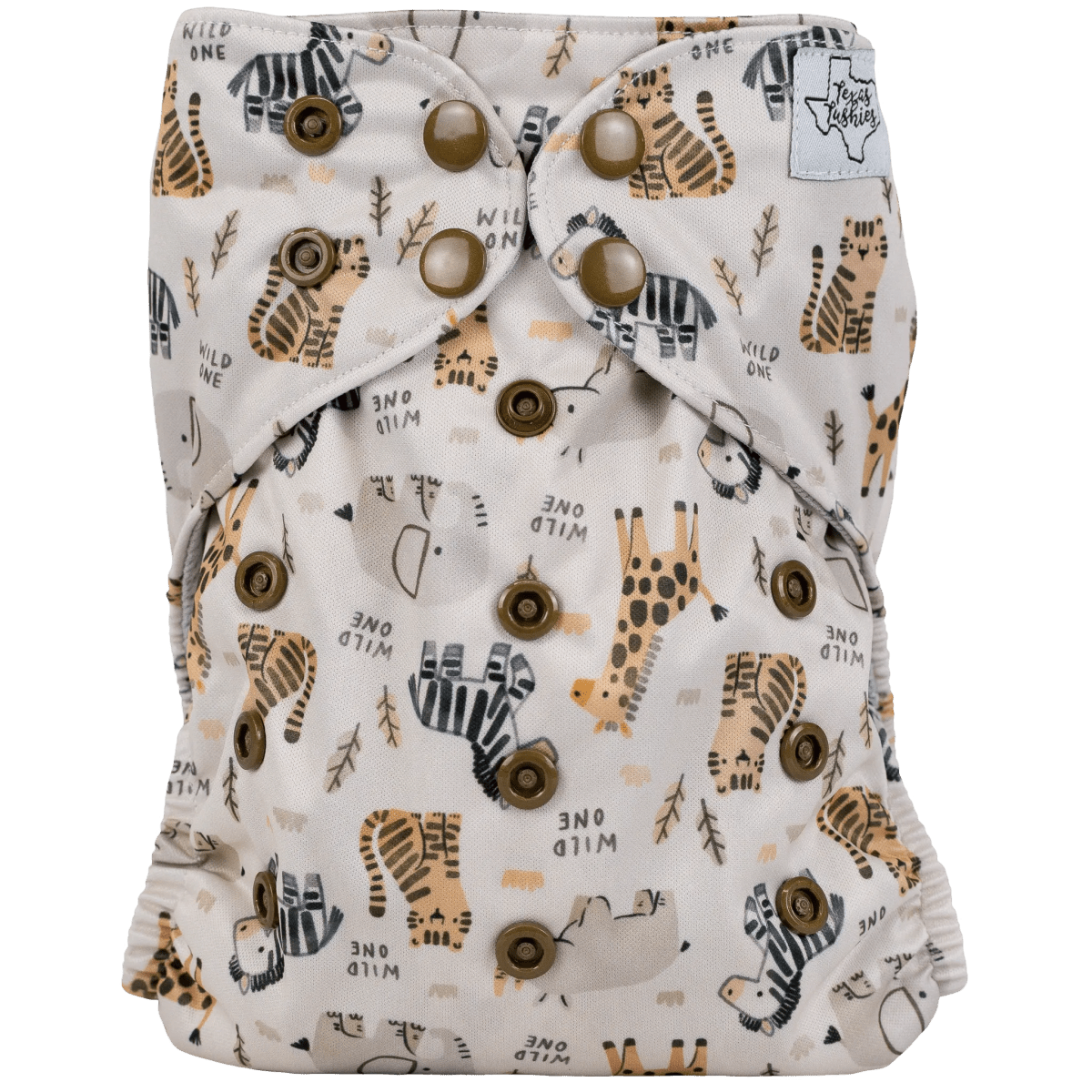 Texas Tushies Eco - Friendly Slim Fit Cloth Diaper for Babies 8 to 40 Pounds - 