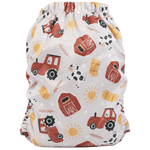 Texas Tushies Eco - Friendly Slim Fit Cloth Diaper for Babies 8 to 40 Pounds - 