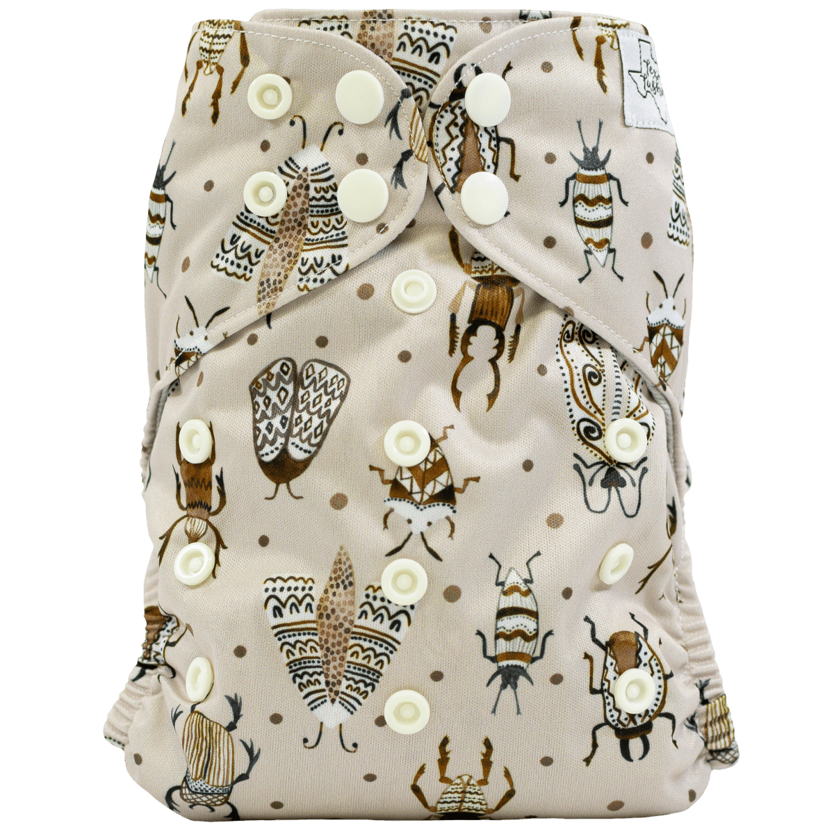 Texas Tushies Eco - Friendly Slim Fit Cloth Diaper for Babies 8 to 40 Pounds - 