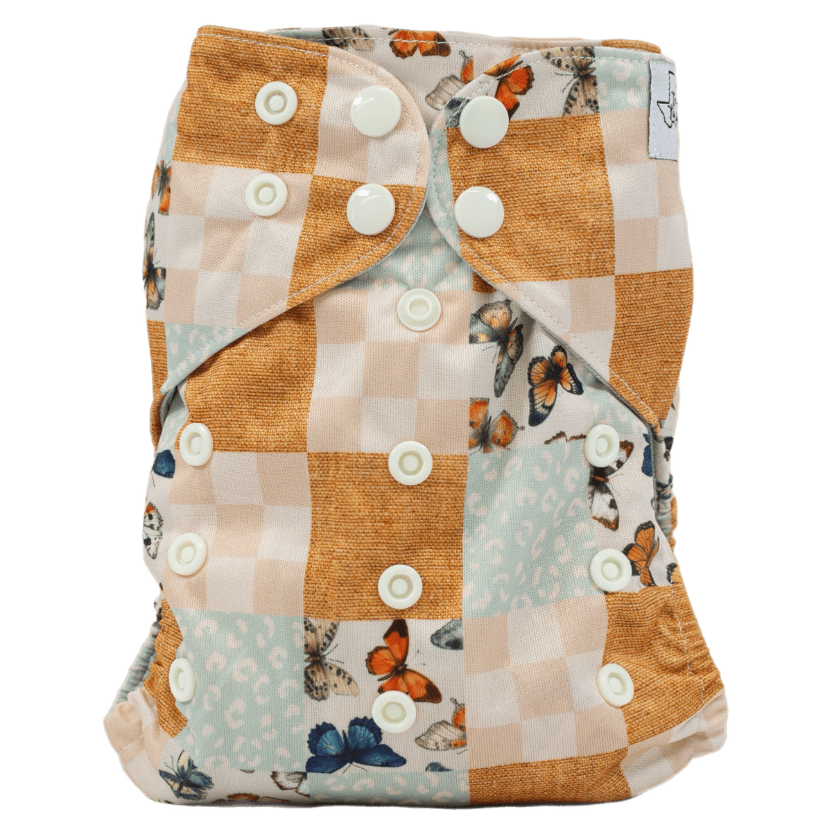 Texas Tushies Eco - Friendly Slim Fit Cloth Diaper for Babies 8 to 40 Pounds - 