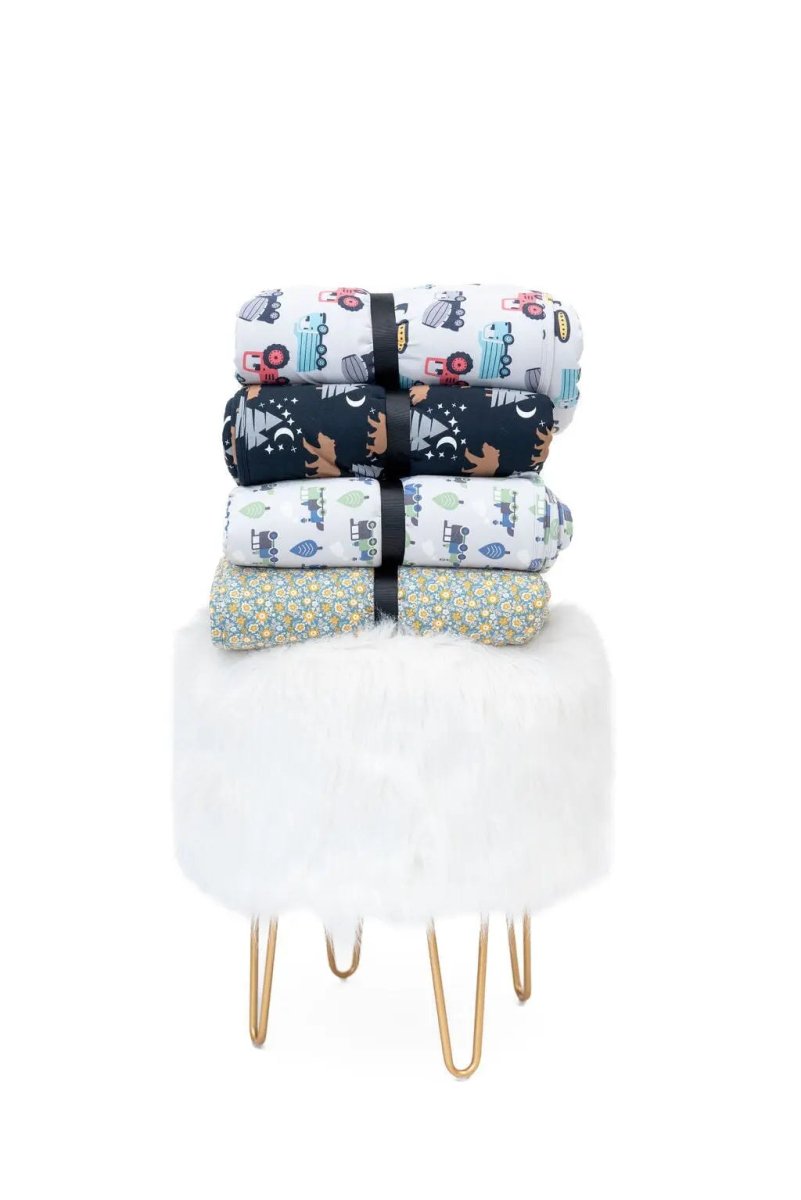 Sweet Bamboo Ecolux Quilted Blanket Double Layered Soft Fabric for Cozy Home Comfort - 