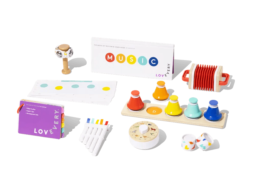Lovevery Educational Music Set for Cognitive Growth and Early Learning Kids - 