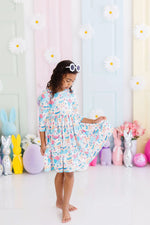 Mila & Rose ® Egg - cellent 3/4 Sleeve Pocket Twirl Dress - 