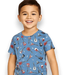 Sweet Bamboo Electric Guitars Pajama Set with Soft Fabric for Kids Summer Comfort - Apparel & Accessories > Clothing > Sleepwear & Loungewear > Pajamas Summer Pajama