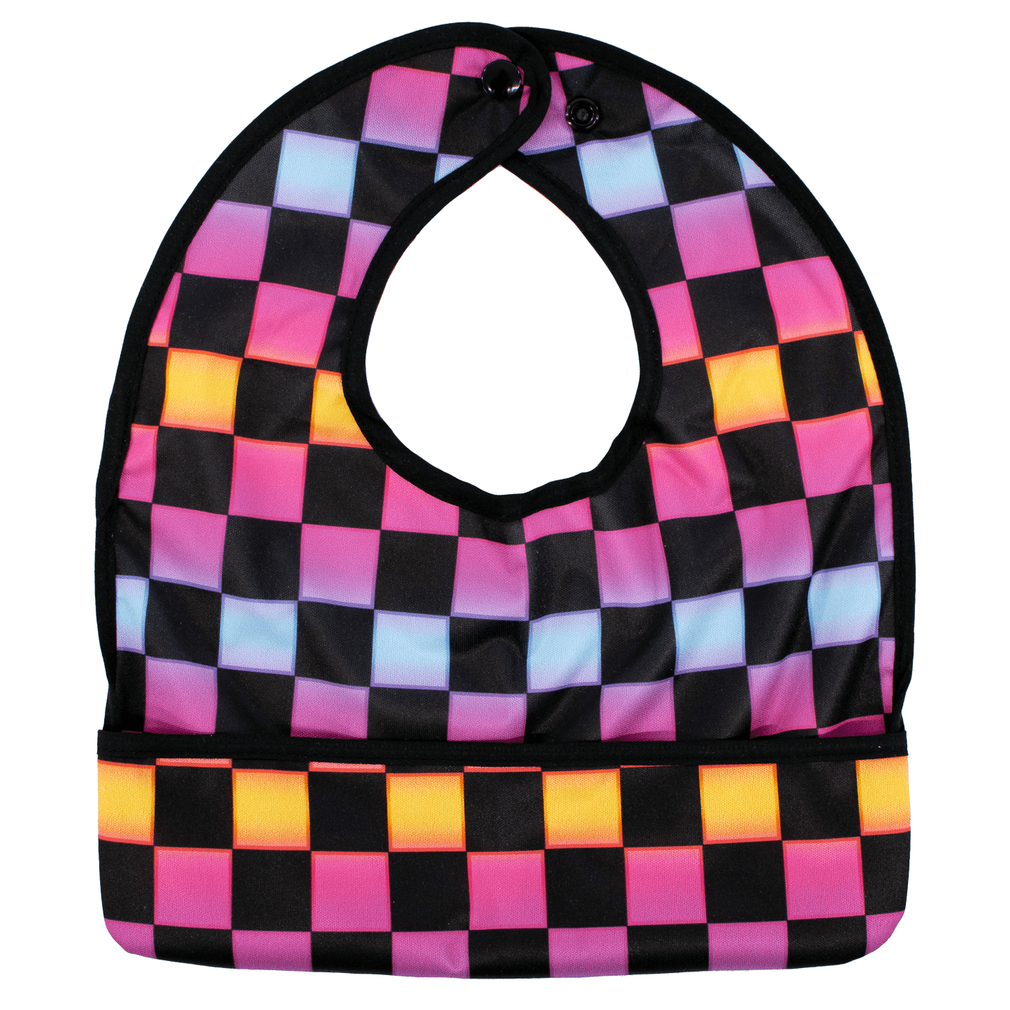 Electric Flip Bib with Pocket Machine Washable Water Resistant Texas Tushies