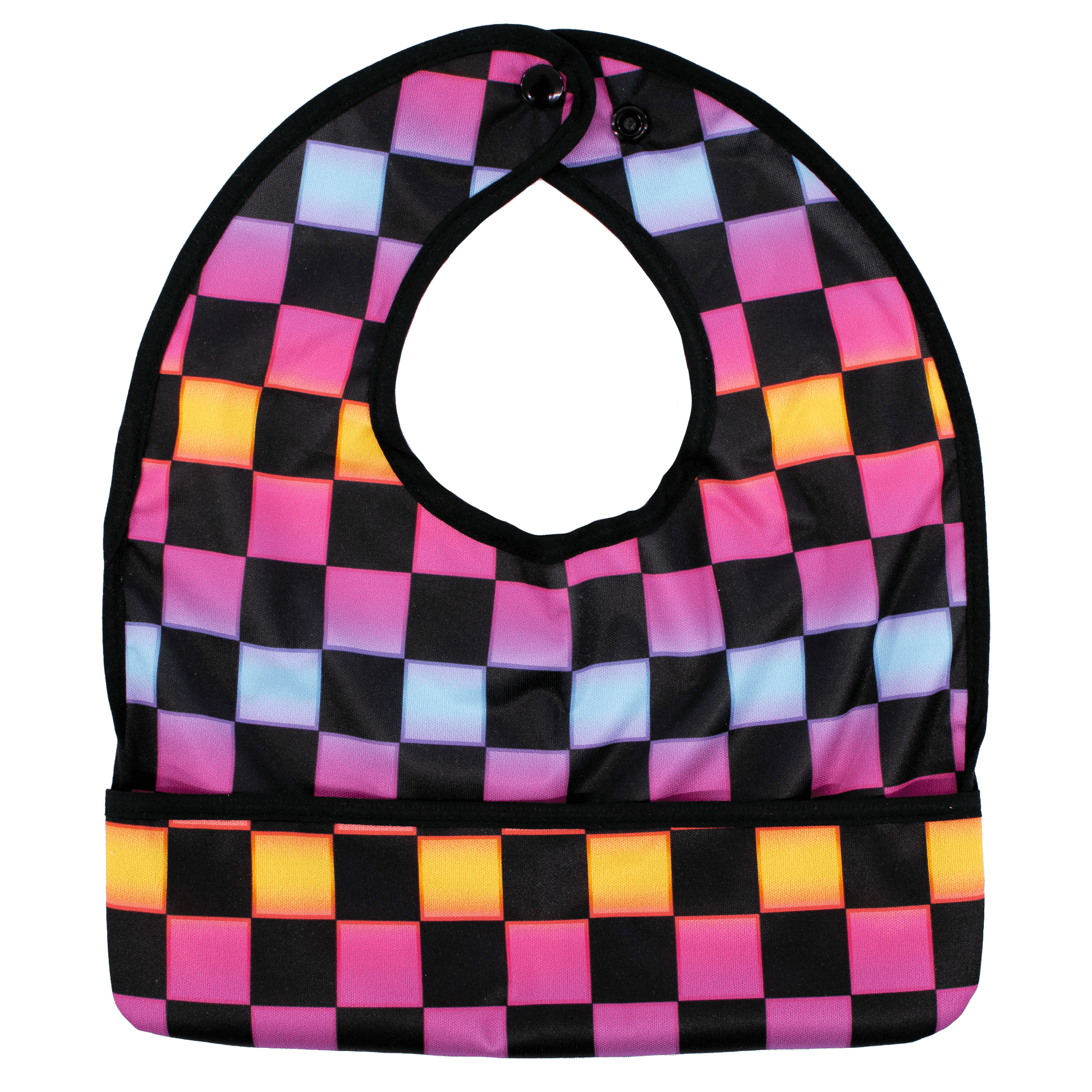 Electric Flip Bib with Pocket Machine Washable Water Resistant Texas Tushies
