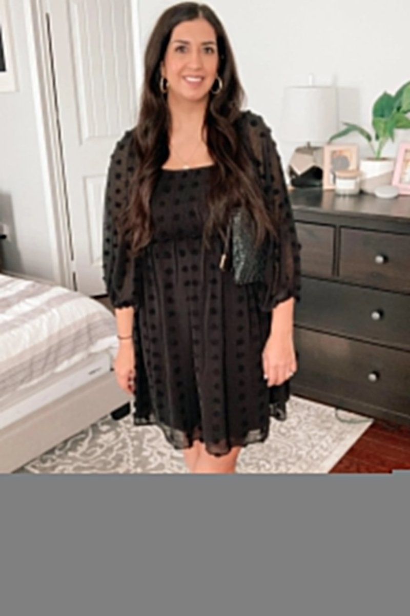 PinkBlush Elegant Chiffon Dress with Ruffle Sleeves for Stylish Women - 