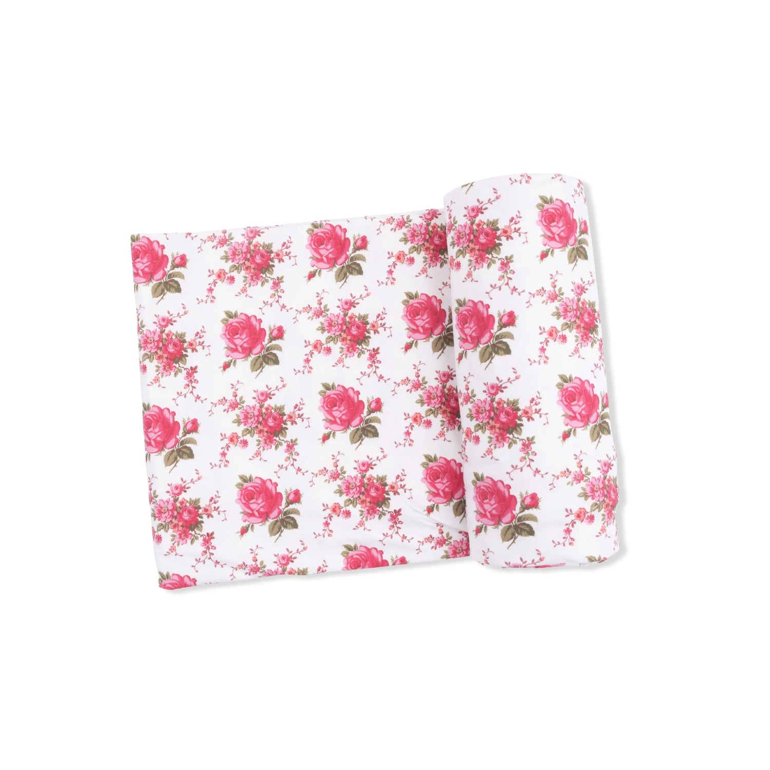 Elegant Roses - Swaddle Blanket - Pink, Linens, Rose family, Garden roses, Rose | Everetts Place