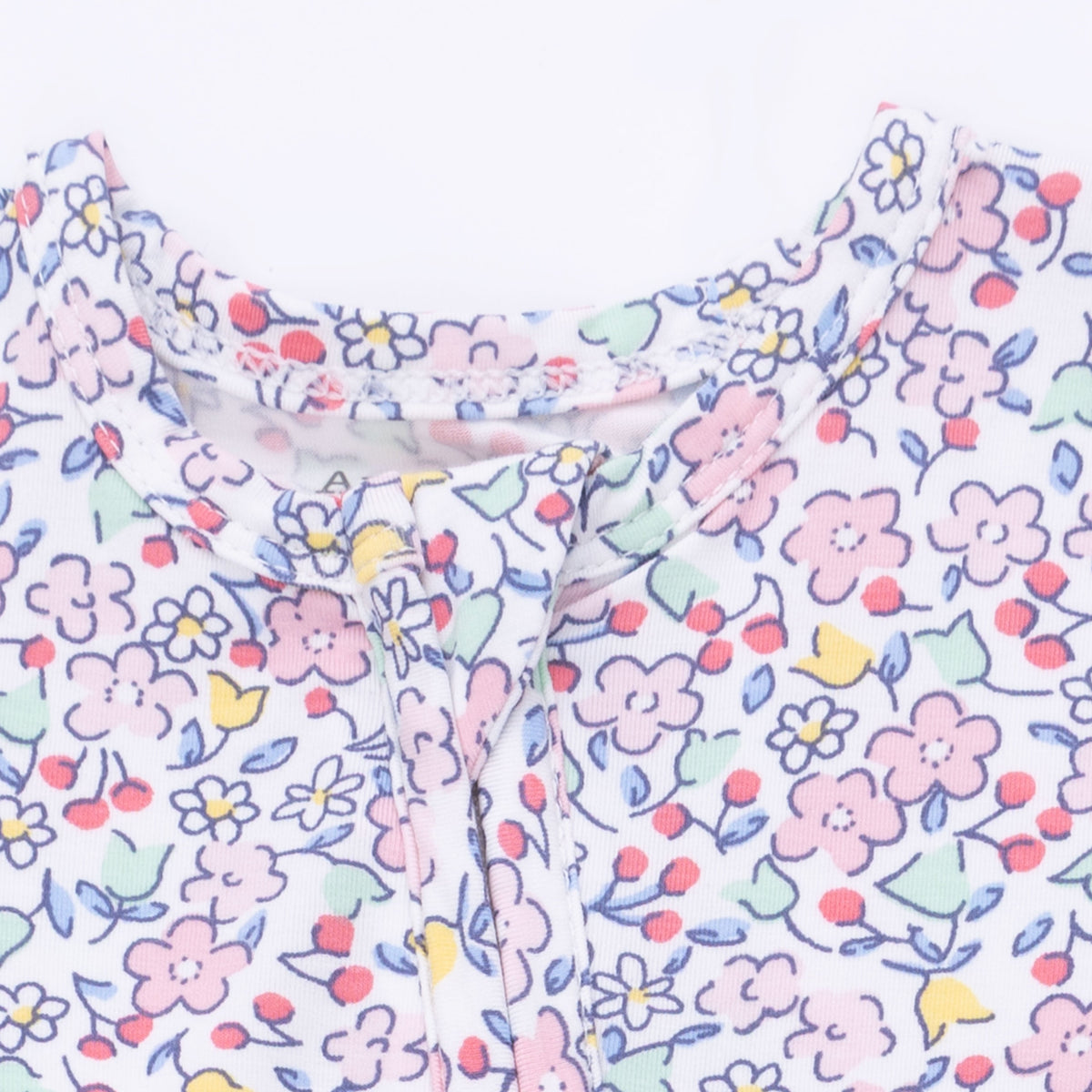 Angel Dear Elizabeth's Garden - 2 Way Ruffle Back Zipper Footie & Swaddle Blanket SetEveretts Place