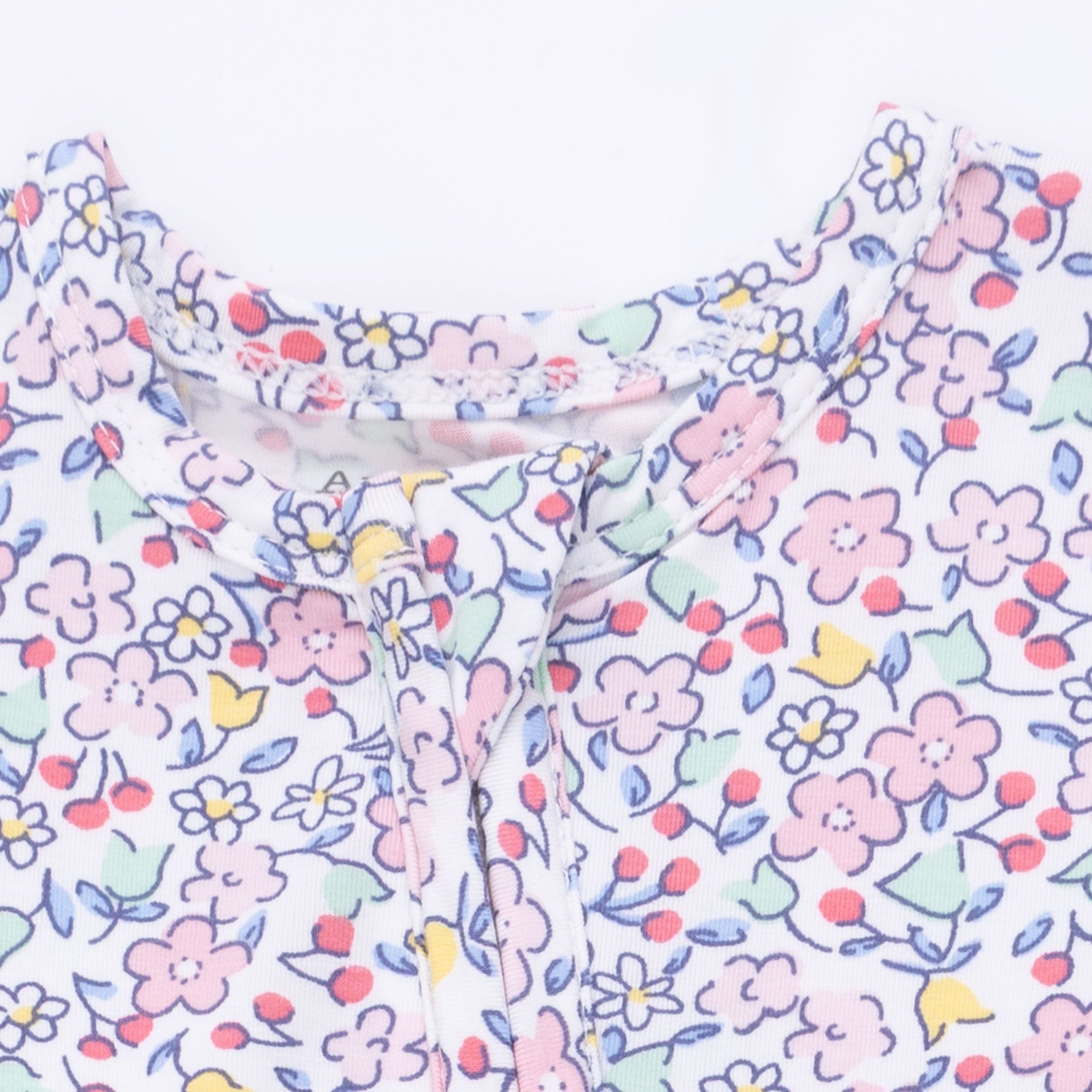 Angel Dear Elizabeth's Garden - 2 Way Ruffle Back Zipper Footie & Swaddle Blanket SetEveretts Place