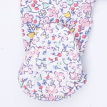Angel Dear Elizabeth's Garden - 2 Way Ruffle Back Zipper Footie & Swaddle Blanket SetEveretts Place