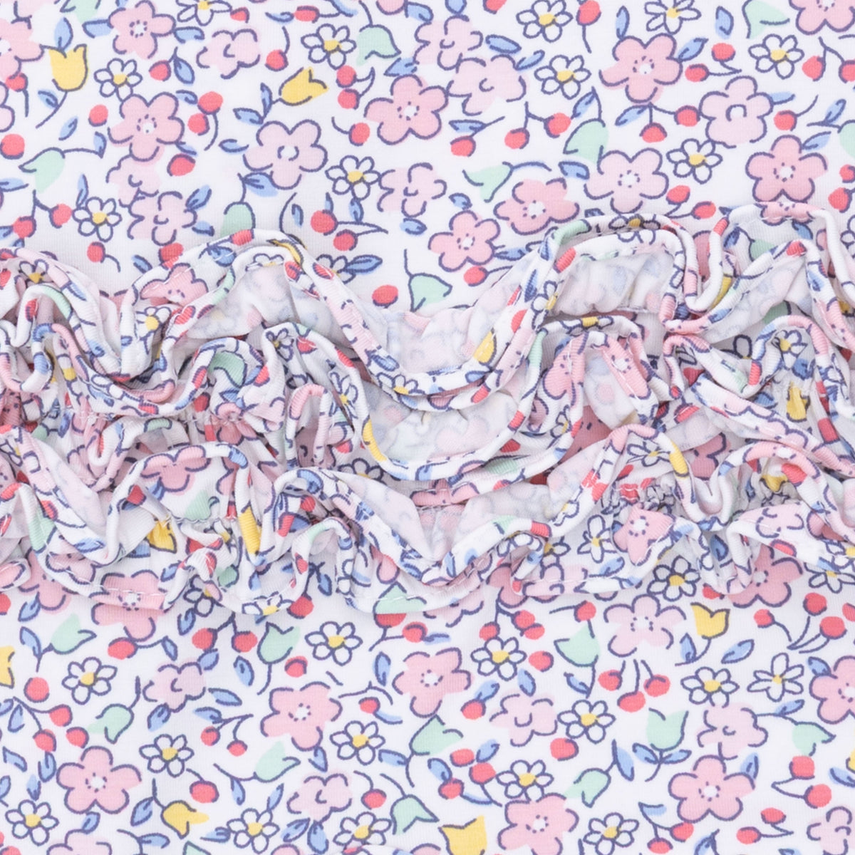 Angel Dear Elizabeth's Garden - 2 Way Ruffle Back Zipper Footie & Swaddle Blanket SetEveretts Place