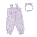 Angel Dear Elizabeth's Garden - Ruffly Strap Overall & Headband - 