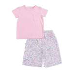 Angel Dear Elizabeth's Garden - Short Sleeve Shirt with Wide Leg Pant - 