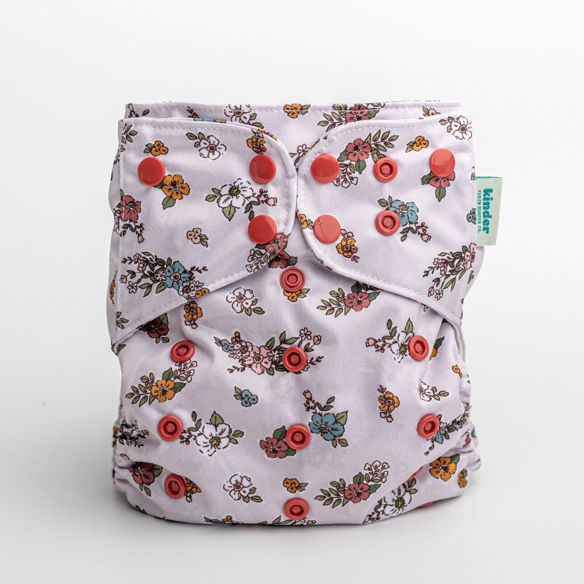 Floral: Essentials Pocket Cloth Diaper with Athletic Wicking Jersey, Grows with your Baby - Everetts Place Boutique -