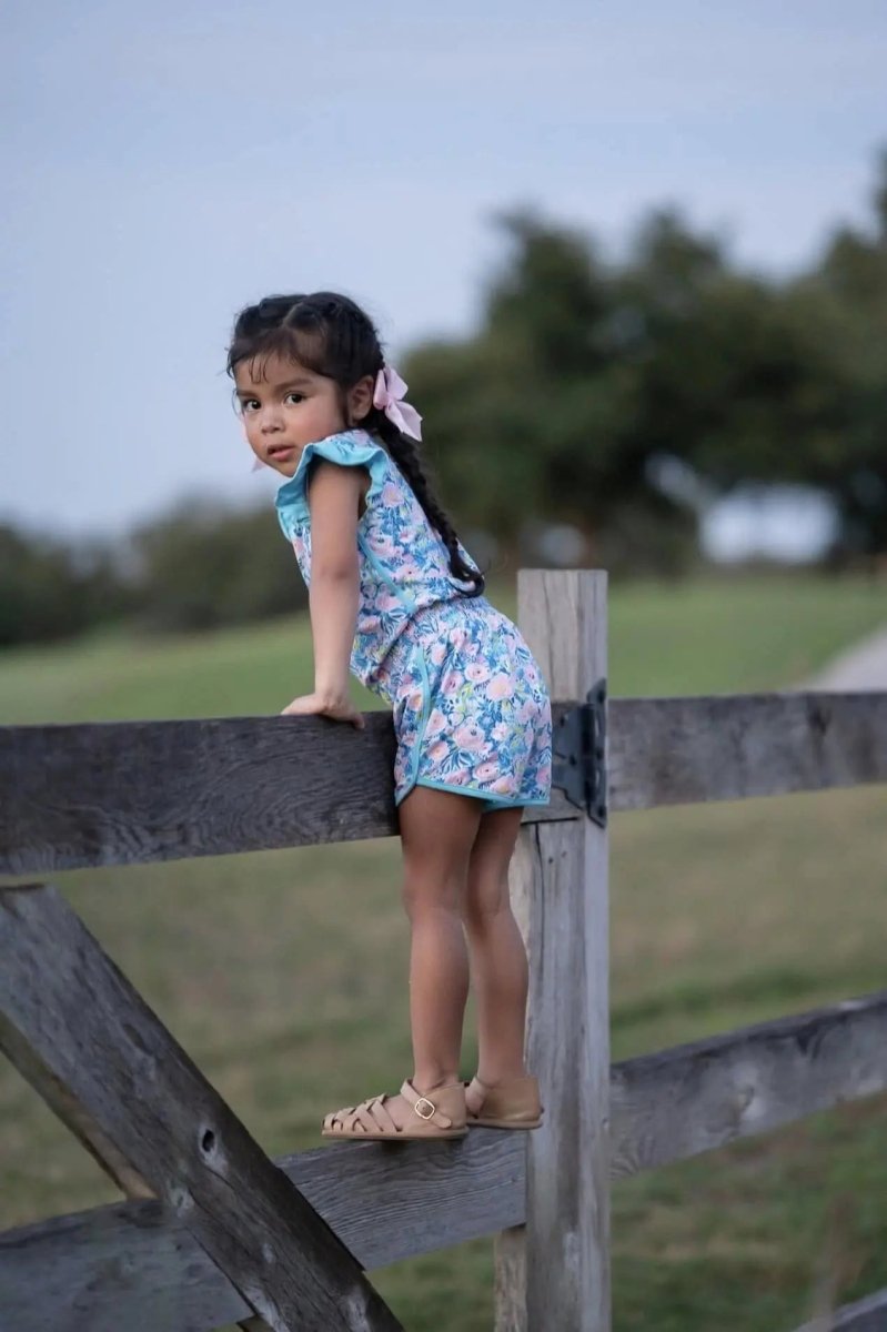 Little Love Bug Co. Ella Sandal with Elastic Entrance for Little Girls Everyday Wear - 