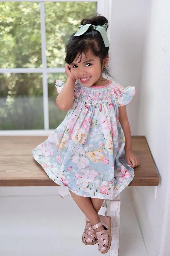 Little Love Bug Co. Ella Sandal with Elastic Entrance for Little Girls Everyday Wear - 