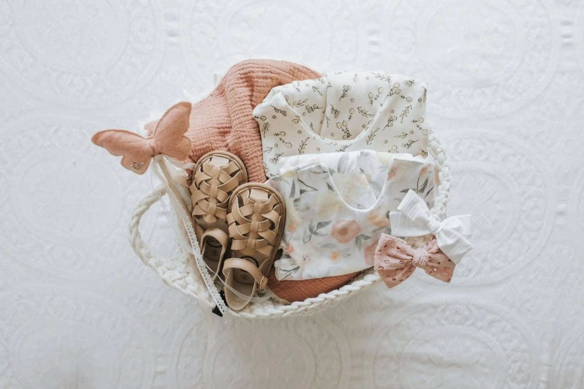 Little Love Bug Co. Ella Sandal with Elastic Entrance for Little Girls Everyday Wear - 