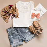 Little Love Bug Co. Ella Sandal with Elastic Entrance for Little Girls Everyday Wear - 