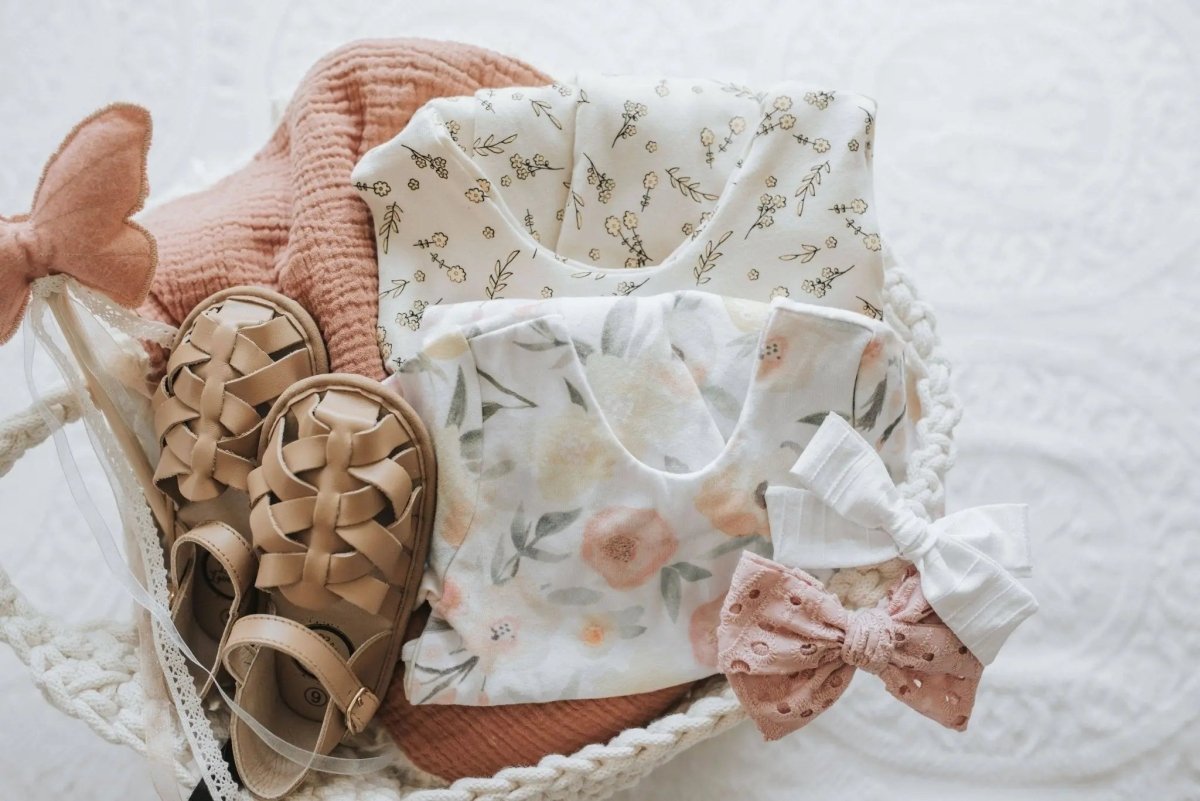 Little Love Bug Co. Ella Sandal with Elastic Entrance for Little Girls Everyday Wear - 