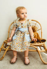 Little Love Bug Co. Ella Sandal with Elastic Entrance for Little Girls Everyday Wear - 