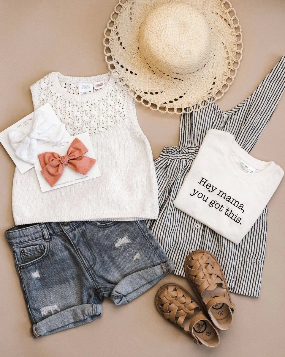 Little Love Bug Co. Ella Sandal with Elastic Entrance for Little Girls Everyday Wear - 