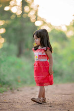 Little Love Bug Co. Ella Sandal with Elastic Entrance for Little Girls Everyday Wear - 