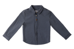 Elliot Stripe Shirt - Navy by Shop Cottier