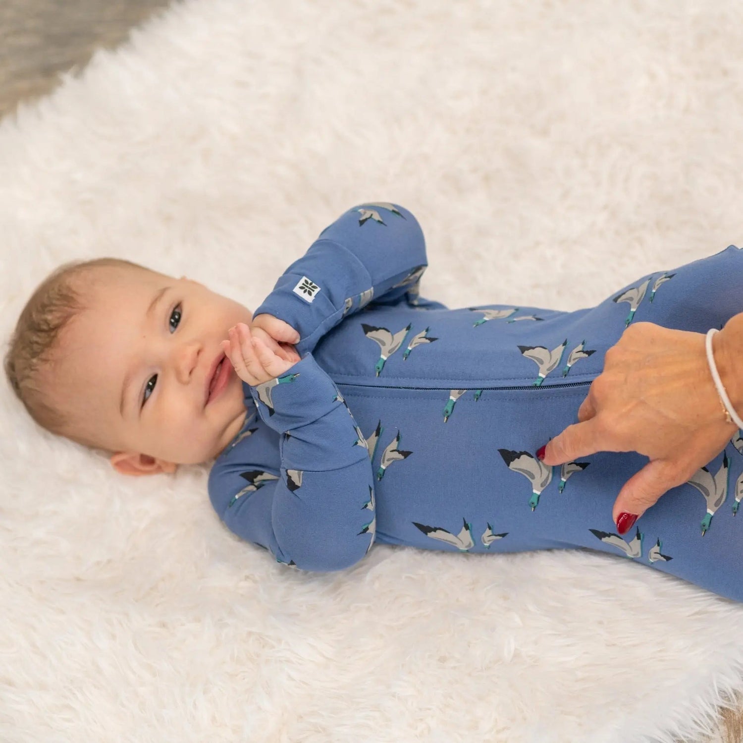Elmer Fudd Zipper Footie - Sleeve, Baby & Toddler Clothing, Textile, Child, Overall | Everetts Place