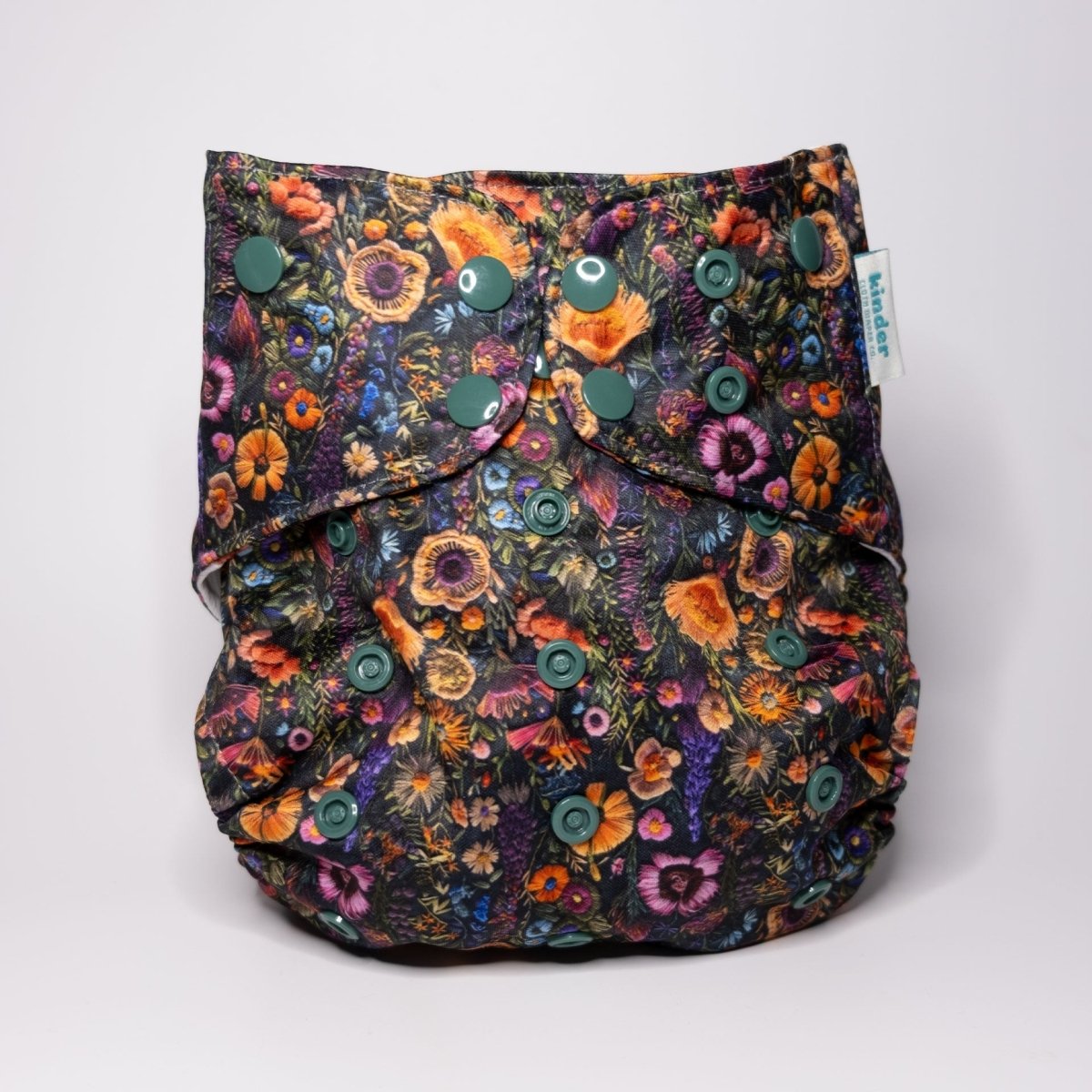 Floral: Essentials Pocket Cloth Diaper with Athletic Wicking Jersey, Grows with your Baby - Everetts Place Boutique -