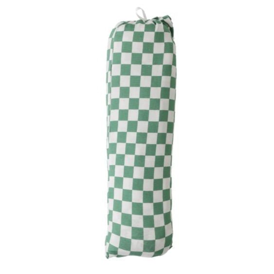 Bamboo Swaddle Blanket - Emerald Checks by Bestaroo
